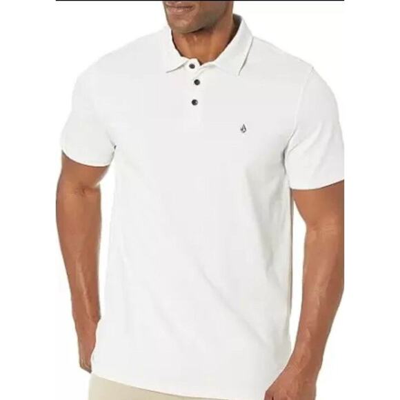 Volcom Other - Volcom Men's Hazard Performance Short Sleeve Lightweight Golf Polo, Cloud,Large